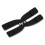 POWERTI 5 pezzi 0,5 g Strisce di peso in silicone Nero 12