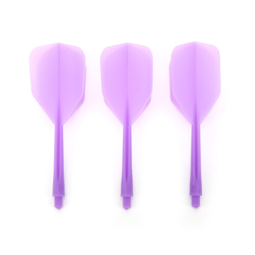 3 pezzi 2BA viola steli per freccette e alette 80 mm 1
