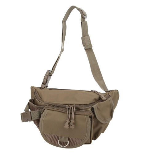 Sac banane kaki pour la pêche réglable en polyester 1