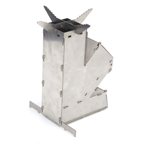 Réchaud Rocket portable en inox pour la randonnée