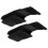 2 pezzi portabatterie 9V per basso in nylon nero 1