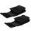 2 pezzi portabatterie 9V per basso in nylon nero 2