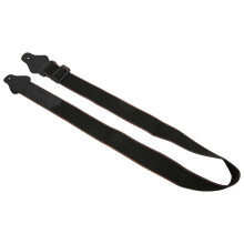 Kit de médiators en celluloïde sangle de guitare, coton 5 cm noir