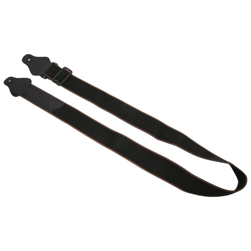 Tracolla per chitarra in cotone regolabile larga 5 cm plettro nero