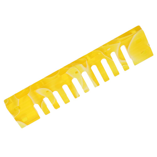 Peigne d'harmonica Crossover/Deluxe 10x2,5x0,5 cm jaune 2