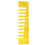 Peigne d'harmonica Crossover/Deluxe 10x2,5x0,5 cm jaune 11