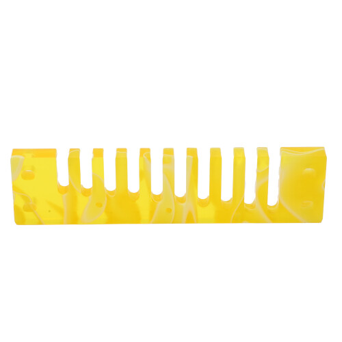 Peigne d'harmonica Crossover/Deluxe 10x2,5x0,5 cm jaune 1
