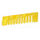 Peigne d'harmonica Crossover/Deluxe 10x2,5x0,5 cm jaune 14
