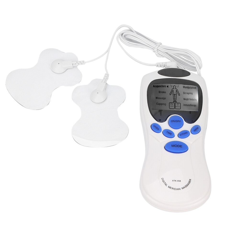 Body Massage Digital Therapy Machine Portable Electrode Shoulder Neck Muscle Stimulator