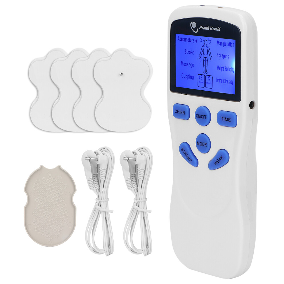 Professional Digital Neck Waist Pulse Massager Meridians Body Muscle Stimulator Device