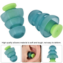 Tappi per orecchie in silicone morbidi SNR 25dB Blu+Giallo