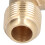 Coude à compression en laiton à 90 M21/M19 5