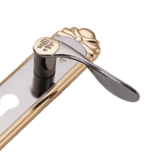 5353 Cylindre de serrure doré pour porte centre 5 cm, 4-4,5 cm 2