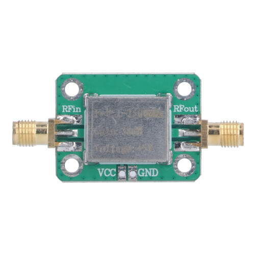 RF-AMP 0.1-2500MHz, Guadagno 38dB, 5V, 50Ω Modulo