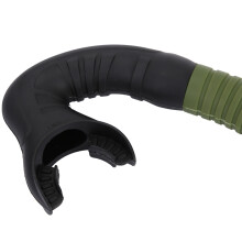 Tube de plongée en silicone vert militaire All Wet 35,5 cm