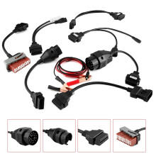8 pezzi di cavi OBD2 OBDII per TCS CDP DS150E Nero Rosso
