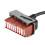8 pezzi di cavi OBD2 OBDII per TCS CDP DS150E Nero Rosso 6