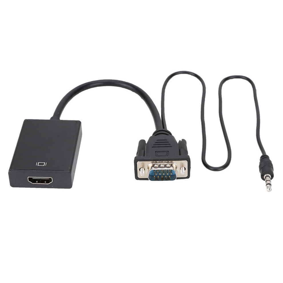 Vga To Hdmi Converter Cable With Audio For Projector Pc Hdtv 1080P 7891322478690