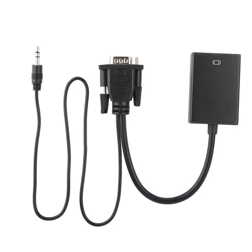 Cavo convertitore da VGA a HDMI 1080p 60Hz con audio 2