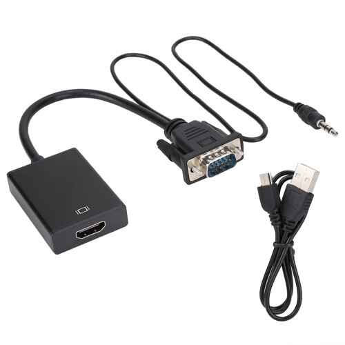 Cavo convertitore da VGA a HDMI 1080p 60Hz con audio 1