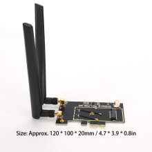 M.2 NGFF a PCIe 1X WiFi per 8260/7265/1535/7260