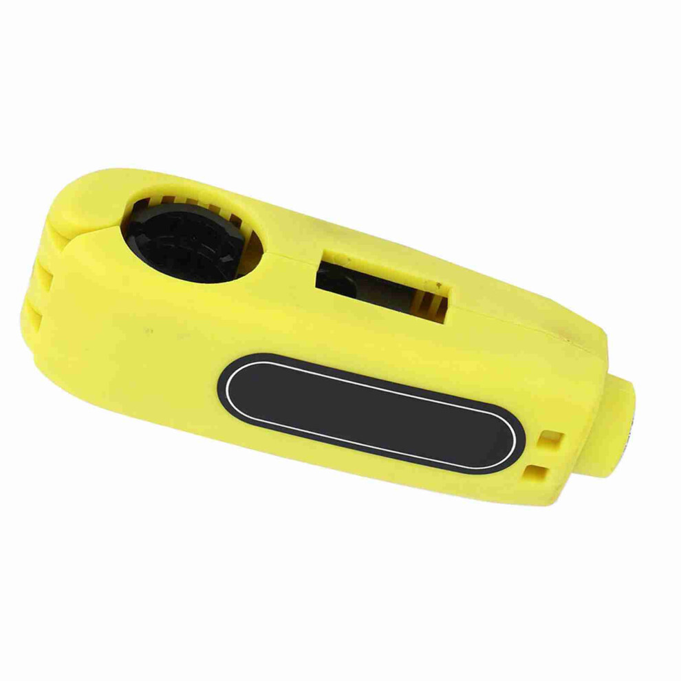 Universal Motorcycle Handlebar Brake Lever Lock Throttle Grip Anti Theft Security Lock(Yellow) Yellow 4651322478938