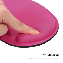 Tappetino ergonomico per mouse con poggiapolso 23  18  1,6 cm, 4 colori