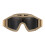 Occhiali da paintball AntiFog AntiDust khaki 21*9cm 5