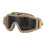 Occhiali da paintball AntiFog AntiDust khaki 21*9cm 1