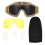 Occhiali da paintball AntiFog AntiDust khaki 21*9cm 2