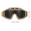 Occhiali da paintball AntiFog AntiDust khaki 21*9cm 7