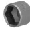 9 pezzi Adattatore per bit a bussole esagonali da 5-13 mm cromovanadio 6