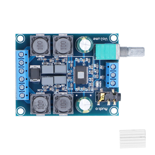 Carte d'amplification compacte XY-502 à double canal 50W2 1