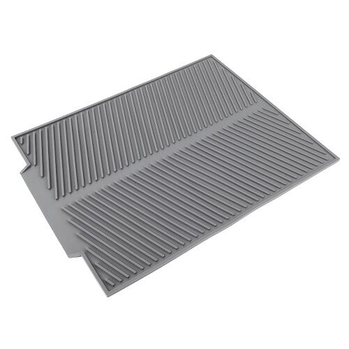 Tampon de drainage en silicone extra-large 44x33x0,6 cm gris 1