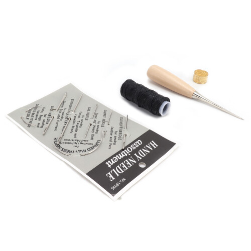 Ensemble d'aiguilles pour cuir - Kit d'outils en acier inoxydable