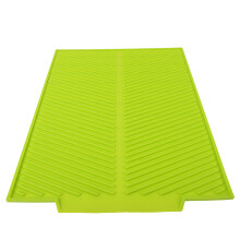 Tappetino in silicone extra grande per piatti 44x33x0,6 cm verde