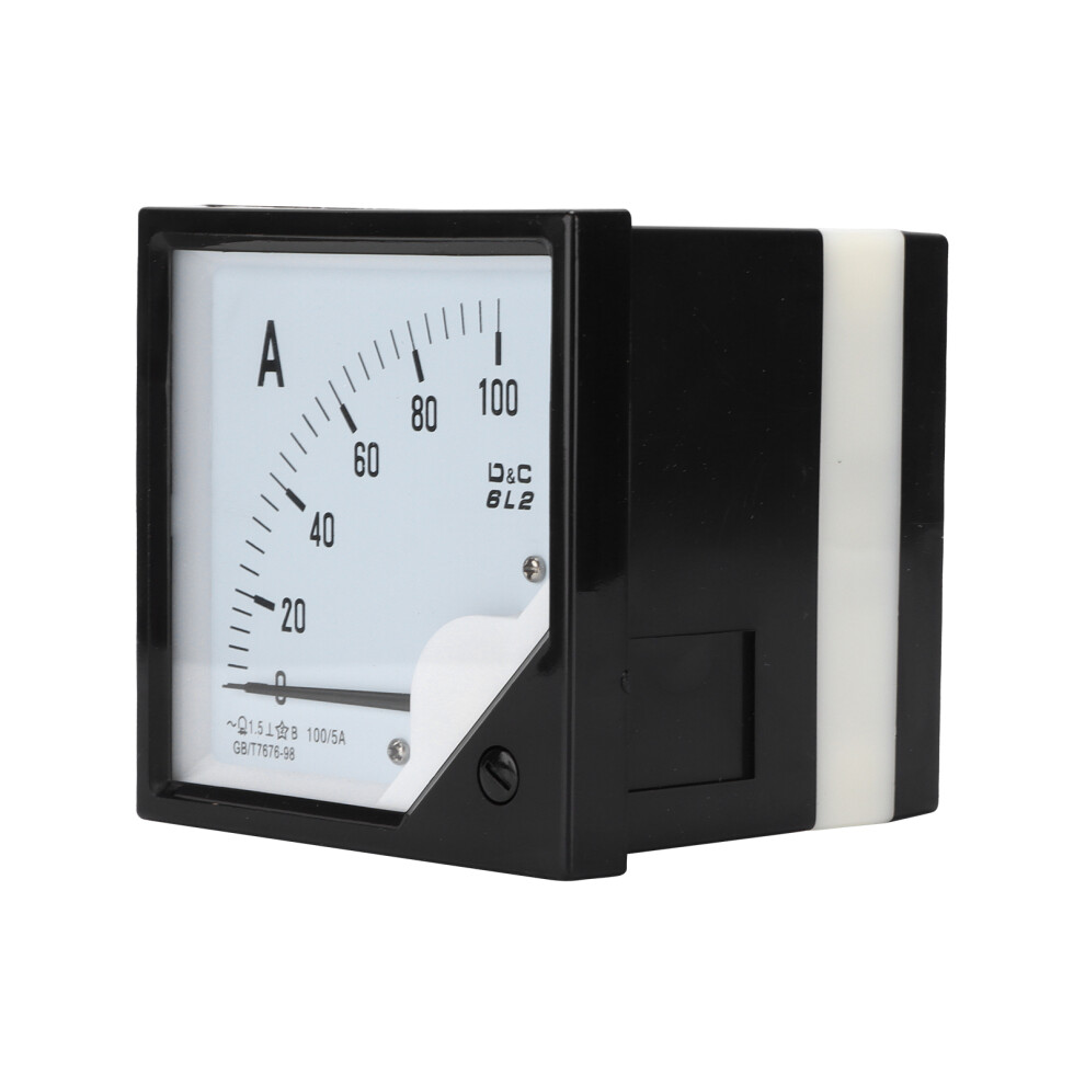 6L2 100A/5A Analog Panel Ammeter Gauge Pointer Current Meter For Chemical Industry 4961322480726