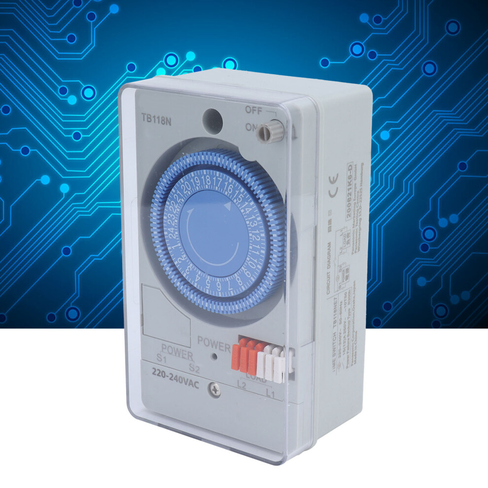 Mechanical Timer Automatic 24 Hours Low Power Consumption Time Switch For Water Heaters Street Lights 220Vac 9411322481780