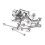 Kit piercing da 8 pezzi: Pinze 166,8 cm; Aghi 5 cm; Colore 5
