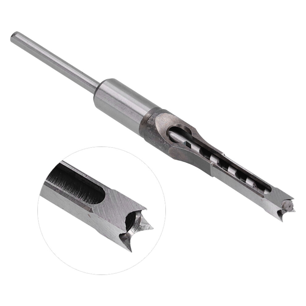 Square Hole Drill Bit High Speed Steel Incisive Wearresistant Durable Woodworking Mortiser Drill Bit(20Mm ) 8411322485185