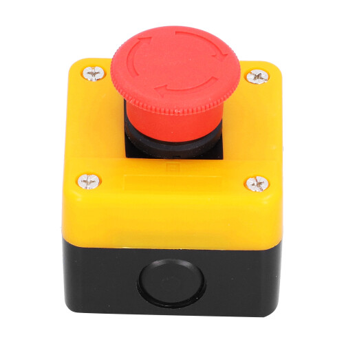 Emergency Stop Button 10A Waterproof 1NO 1NC Red Mushroom Elevator Emergency Push Button Switch 1