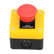 Emergency Stop Button 10A Waterproof 1NO 1NC Red Mushroom Elevator Emergency Push Button Switch