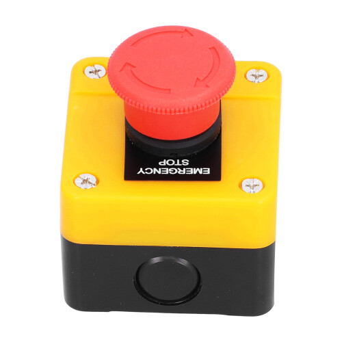 Emergency Stop Button 10A Waterproof 1NO 1NC Red Mushroom Elevator Emergency Push Button Switch