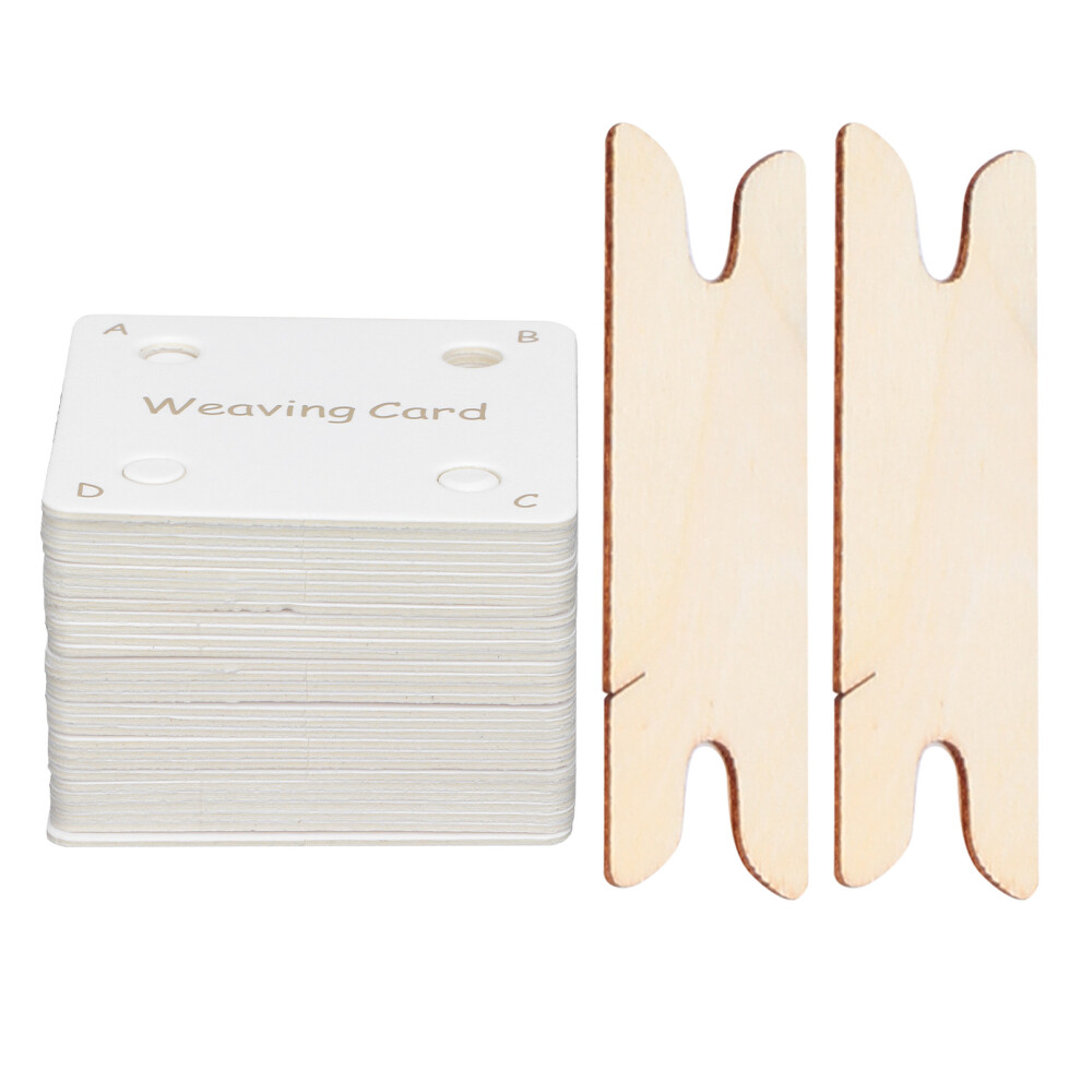 Weaving Cards Table Diy Craft Handmade Paper Loom Tools With Weaving Shuttle Cloth Bag 4901322485345