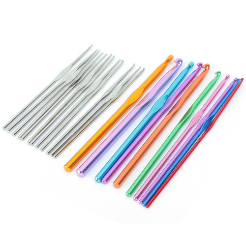 Ensemble de 100 crochets violets 2,0-6,5 mm (15 cm) 2