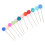 6 Bayberry + 6 spille con strass colorate, un set 14