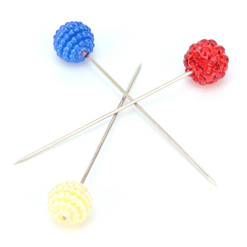 6 Bayberry + 6 spille con strass colorate, un set 2