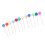 6 Bayberry + 6 spille con strass colorate, un set 13