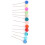6 Bayberry + 6 spille con strass colorate, un set 9