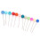 6 Bayberry + 6 spille con strass colorate, un set 2